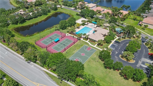 1877 Grey Falcon Cir SW, Vero Beach, FL 32962 - bird's eye view of a large body of water and a pool area