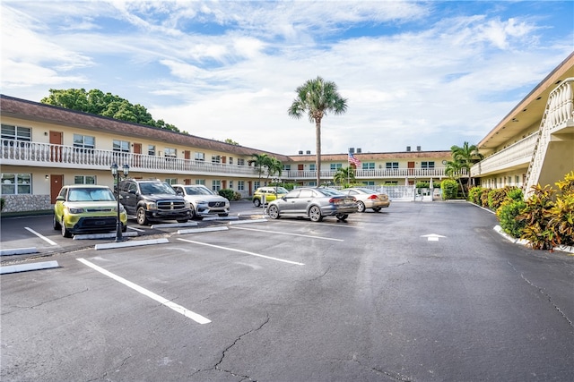 view of car parking