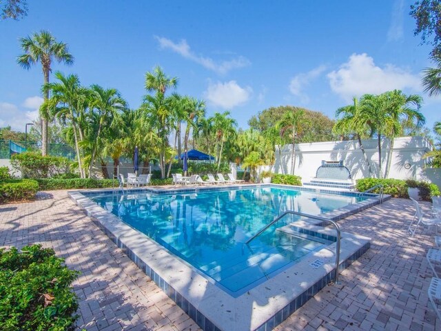 8405 Red Bay Ct Unit 8405, Vero Beach, FL 32963 - pool featuring a patio area and fence