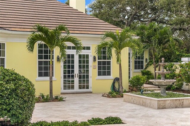 201 Sundial Ct, Vero Beach, FL 32963 - view of outbuilding with french doors
