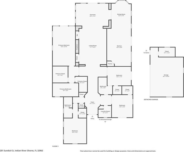 201 Sundial Ct, Vero Beach, FL 32963 - home floor plan