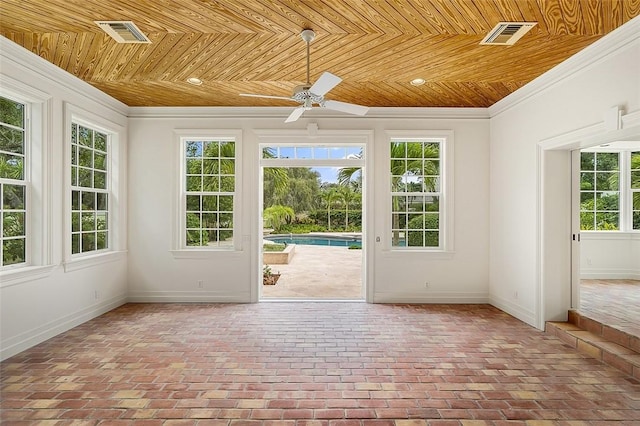 201 Sundial Ct, Vero Beach, FL 32963 - unfurnished sunroom featuring healthy amount of natural light