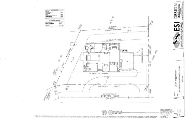 985 Clipper Rd, Vero Beach, FL 32963 - view of property floor plan