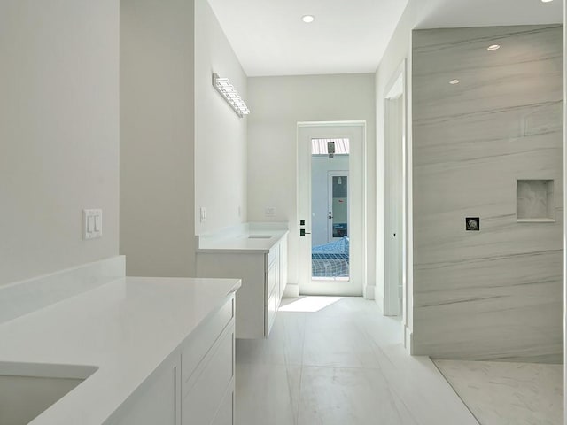 985 Clipper Rd, Vero Beach, FL 32963 - bathroom with vanity and recessed lighting