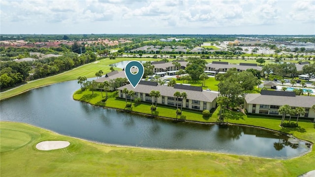 28 Plantation Dr Unit 204, Vero Beach, FL 32966 - aerial perspective of suburban area featuring a nearby body of water and a local golf course