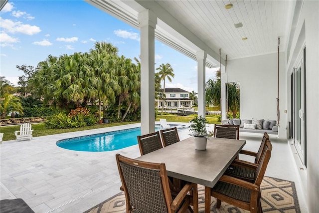 1411 E Camino Del Rio, Vero Beach, FL 32963 - outdoor pool with a patio