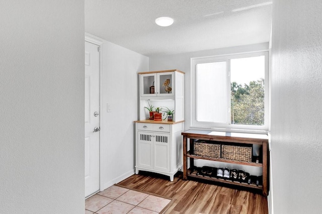 interior space with light wood-type flooring