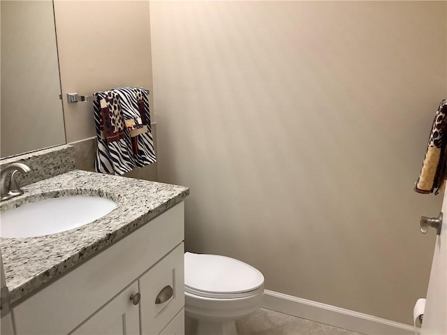 4 Vista Gardens Trl Unit 103, Vero Beach, FL 32962 - half bath featuring vanity and tile patterned flooring