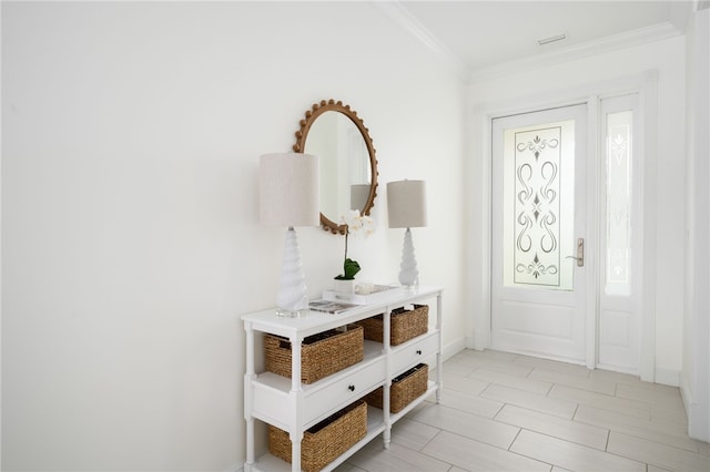 6225 S US Highway 1, Grant Valkaria, FL 32949 - entrance foyer featuring ornamental molding and baseboards
