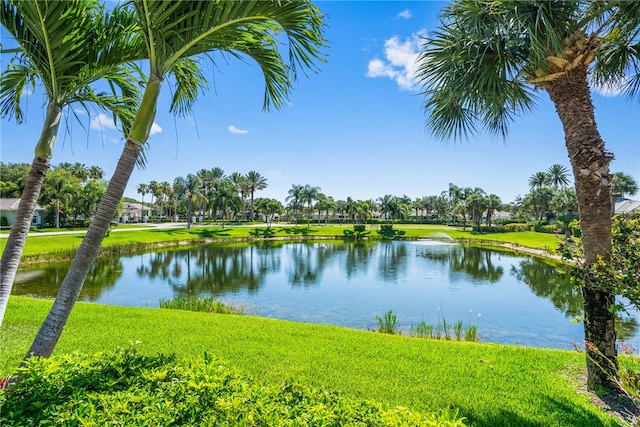 property view of water