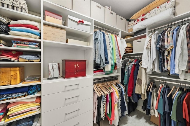 view of spacious closet