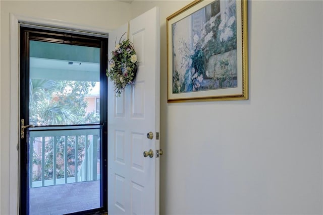 5760 Marina Dr Unit 4, Sebastian, FL 32958 - doorway to outside featuring healthy amount of natural light