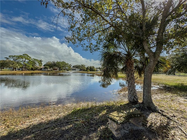 property view of water