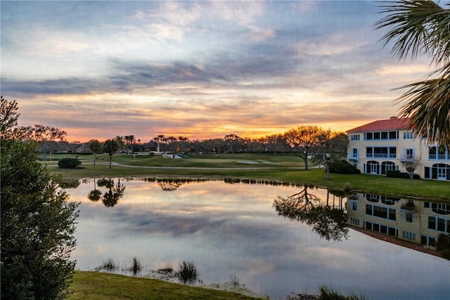 property view of water