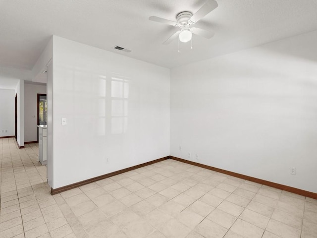 1626 4th Ct, Vero Beach, FL 32960 - unfurnished room with a ceiling fan and baseboards