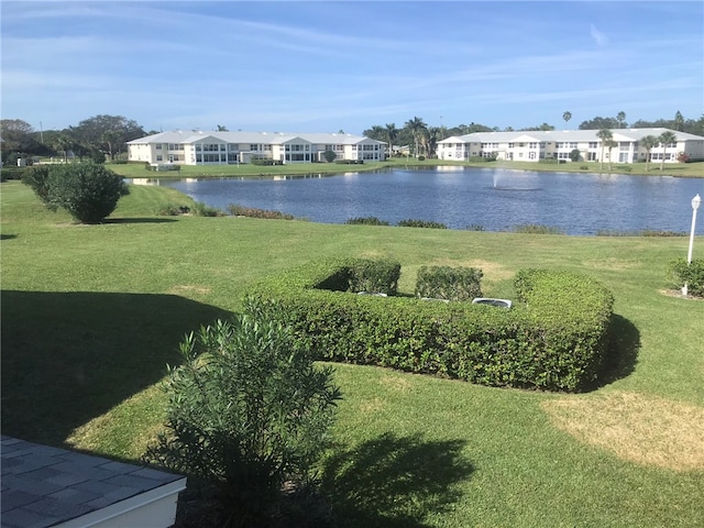 property view of water