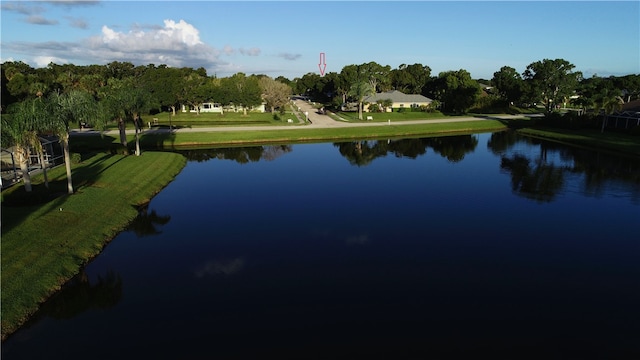 view of water feature