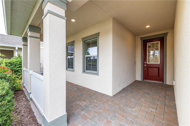 5964 Long Leaf Ln, Vero Beach, FL 32966 - entrance to property featuring stucco siding