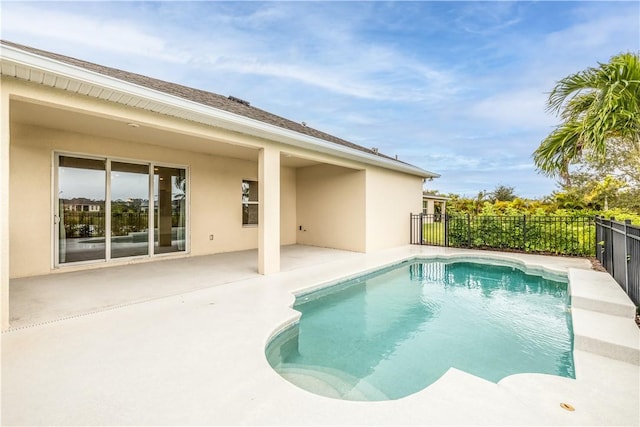 5964 Long Leaf Ln, Vero Beach, FL 32966 - view of swimming pool featuring fence and a patio