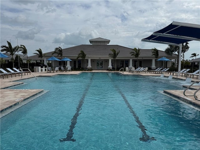 community pool featuring a patio