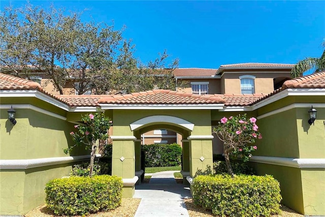 view of front of home