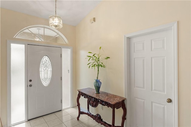 1359 Damask Ln, Sebastian, FL 32958 - entrance foyer with light tile patterned floors