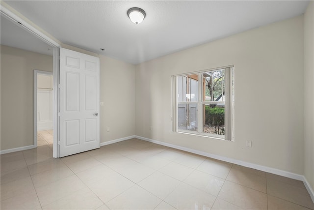 view of tiled empty room