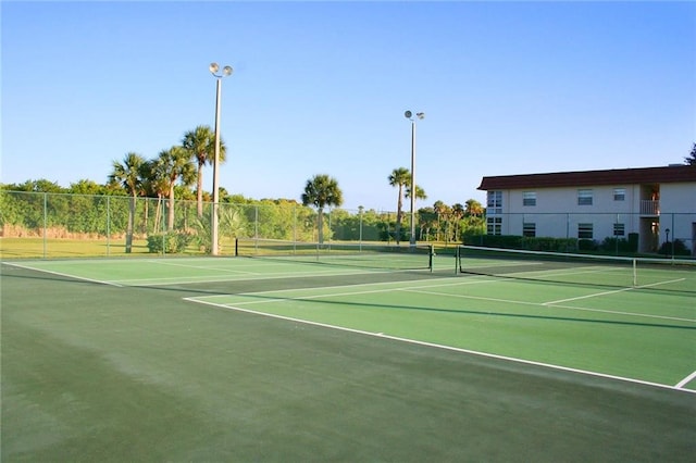 view of sport court