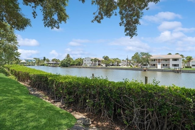 water view featuring nearby suburban area