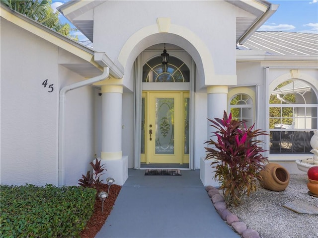 view of entrance to property