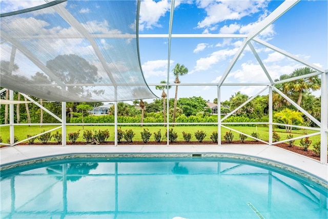 760 Holden Ave, Sebastian, FL 32958 - outdoor pool featuring a lanai