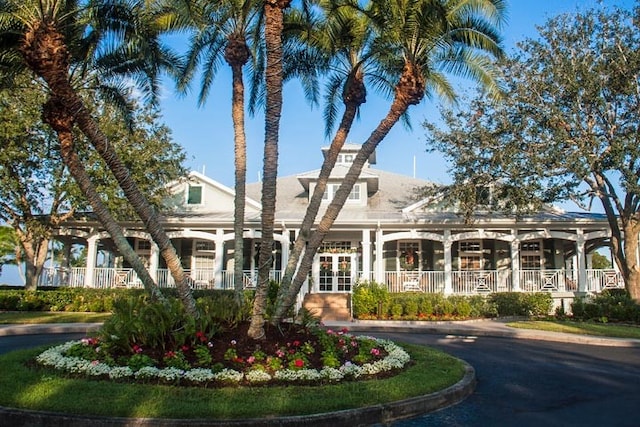 view of building exterior featuring driveway