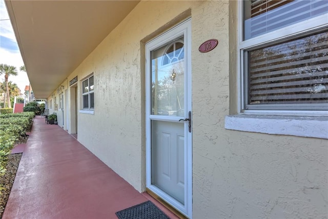 view of entrance to property