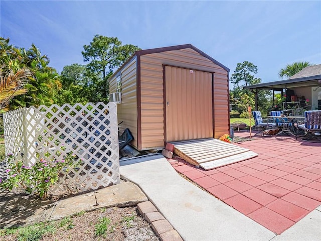 113 Larchmont Ter, Sebastian, FL 32958 - view of shed with fence