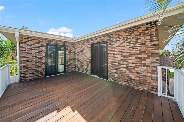 view of deck