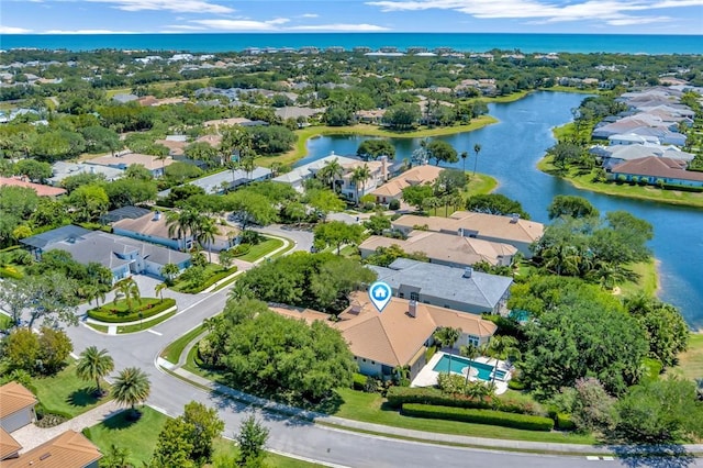 1300 Lake Bend Ct, Vero Beach, FL 32963 - aerial view of residential area with a nearby body of water