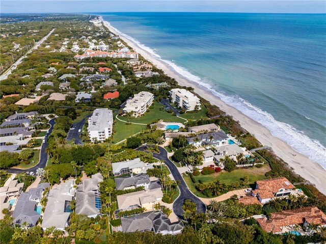 110 Mariner Beach Ln, Vero Beach, FL 32963 - aerial view of property and surrounding area featuring extended coastline and nearby suburban area
