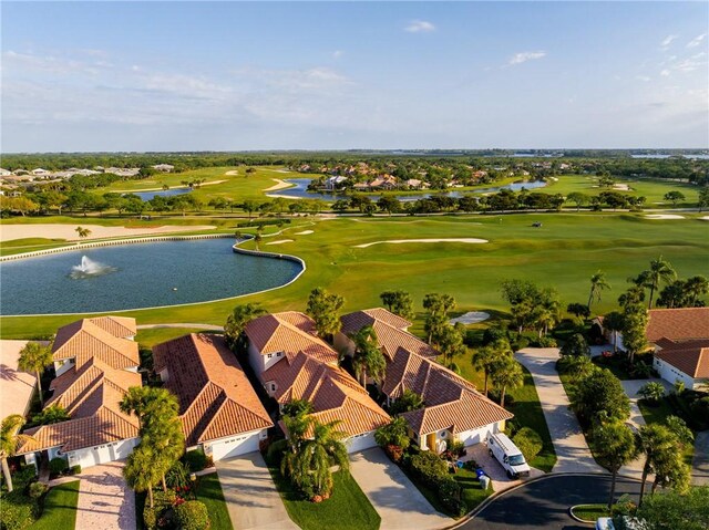 1725 Victoria Cir, Vero Beach, FL 32967 - drone / aerial view with golf course view and a water view