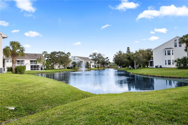 view of water feature