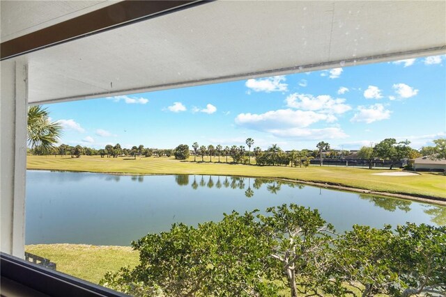 view of water feature featuring golf course view