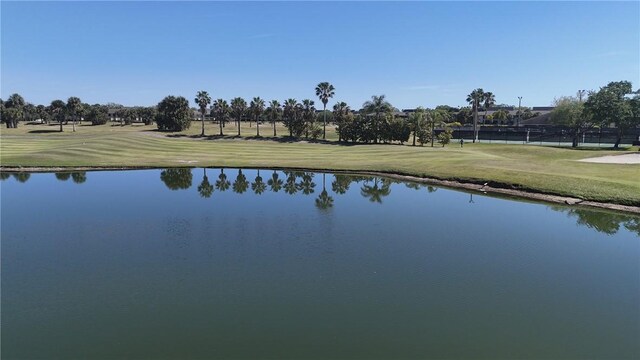 water view with view of golf course