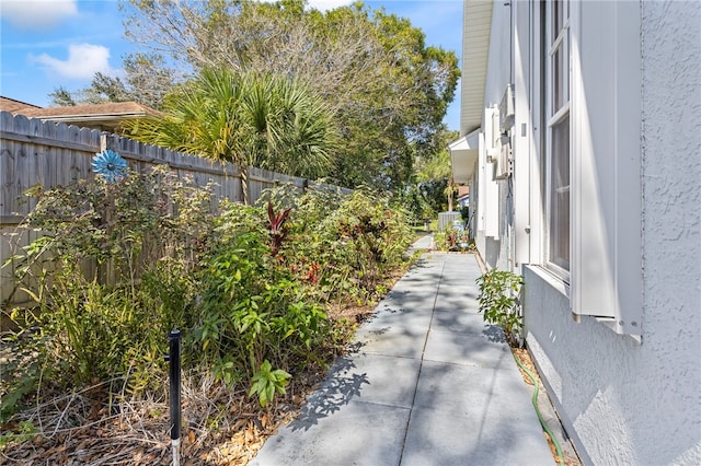 exterior space with a patio