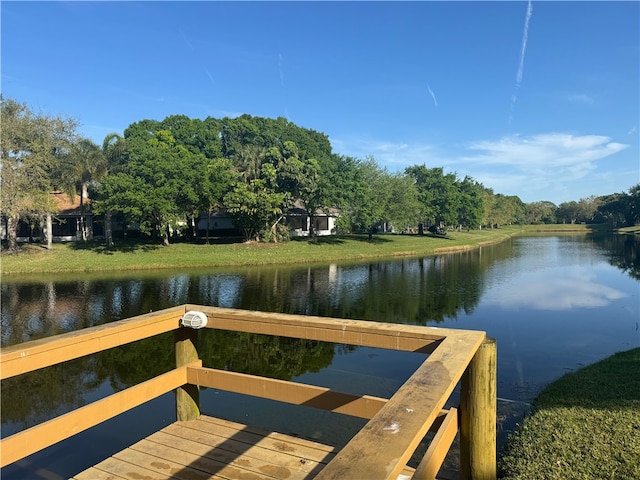 652 Hatteras Ct SW, Vero Beach, FL 32968 - view of dock featuring a water view