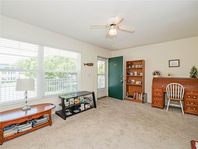 2800 Indian River Blvd Unit L8, Vero Beach, FL 32960 - interior space featuring ceiling fan and light colored carpet