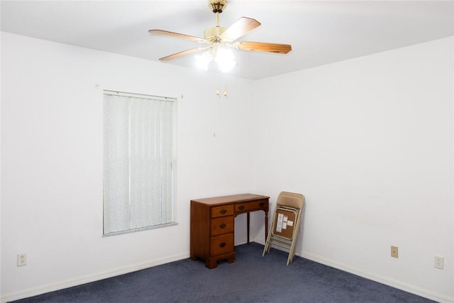2054 14th Ave SW, Vero Beach, FL 32962 - unfurnished room featuring carpet floors, a ceiling fan, and baseboards