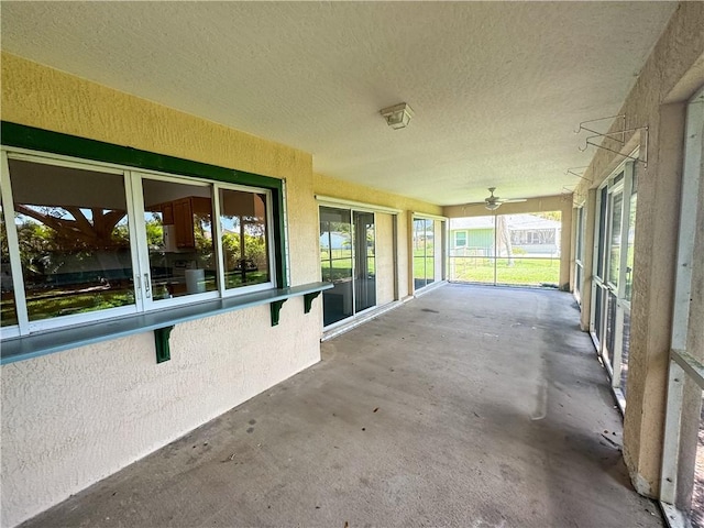 2054 14th Ave SW, Vero Beach, FL 32962 - unfurnished sunroom with ceiling fan