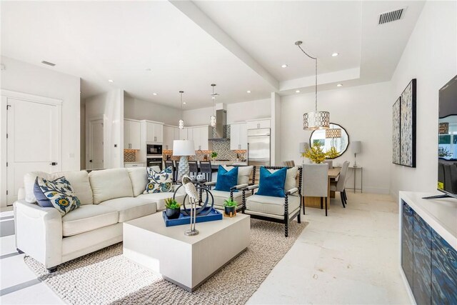 10 Strand Dr, Vero Beach, FL 32963 - living area with recessed lighting