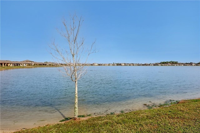 view of water feature