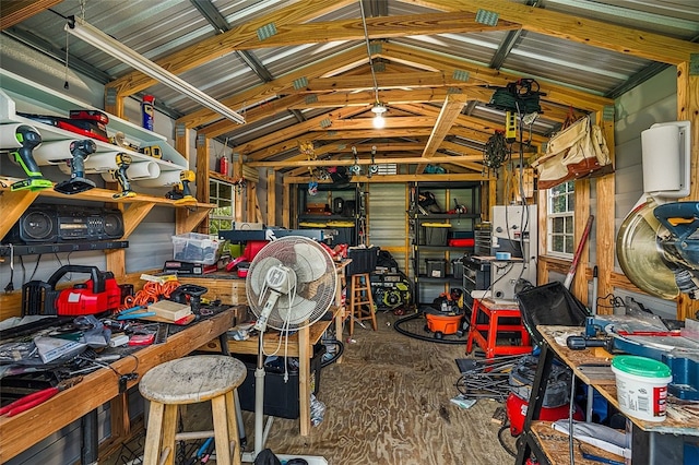 view of storage room