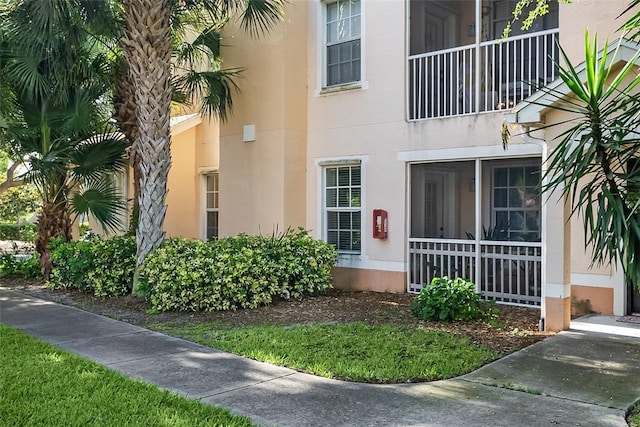 2416 57th Cir Unit 2416, Vero Beach, FL 32966 - property entrance with stucco siding